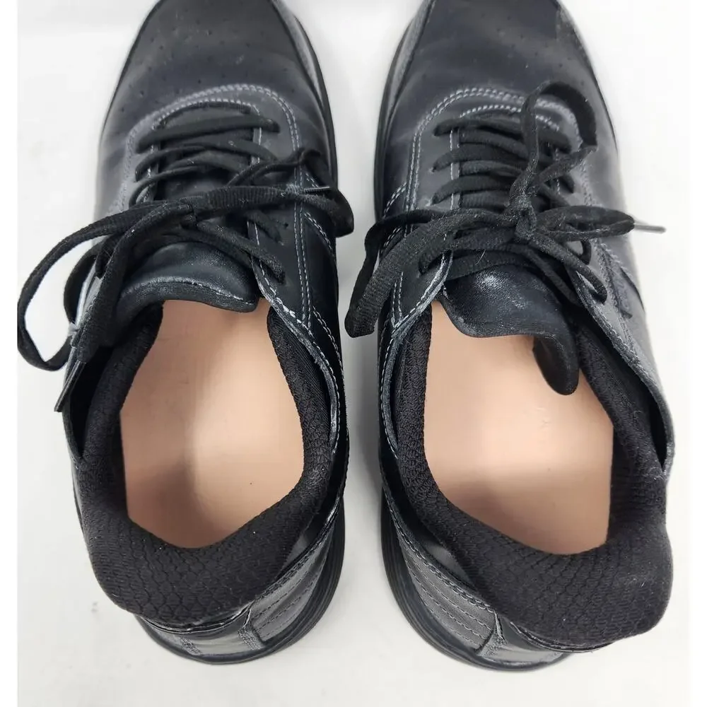 Orthofeet Pierre Walking Shoes Sz 12 Medium Black 20218 Hands Free Slip Comfort